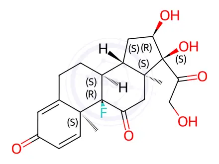 Chemical structure of 11-Oxo Triamcinolone