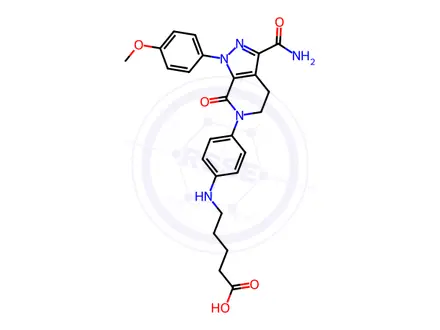 Chemical structure of Apixaban Impurity 18