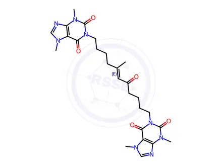 Chemical structure of Pentoxifylline EP Impurity J