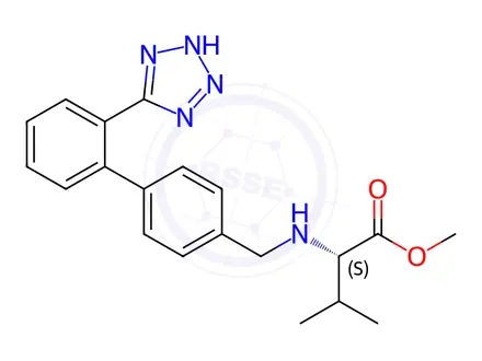 Chemical structure of Valsartan Impurity 18