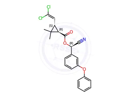 Chemical structure of Cypermethrin Impurity 11