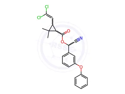 Chemical structure of Cypermethrin Impurity 6