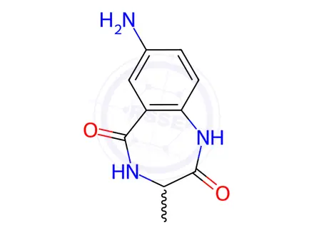 Chemical structure of 7-Amino-3-methyl-3,4-dihydro-1H-benzo[e][1,4]diazepine-2,5-dione