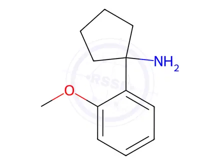Chemical structure of 1-(2-Methoxyphenyl)cyclopentanamine