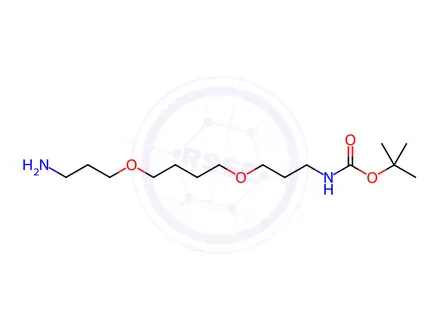 Chemical structure of tert-Butyl (3-(4-(3-aminopropoxy)butoxy)propyl)carbamate