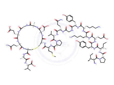 Chemical structure of CART (55-76), RAT