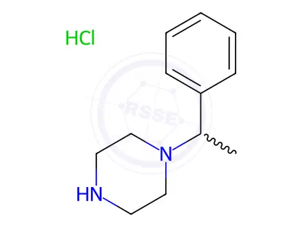 Chemical structure of 1-(1-Phenyl-ethyl)-piperazinehydrochloride