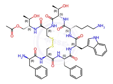 Chemical structure of Octreotide EP Impurity F