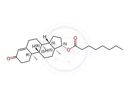 Chemical structure of Testosterone Decanoate EP Impurity B