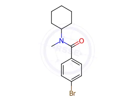 Chemical structure of 4-Bromo-N-cyclohexyl-N-methylbenzamide