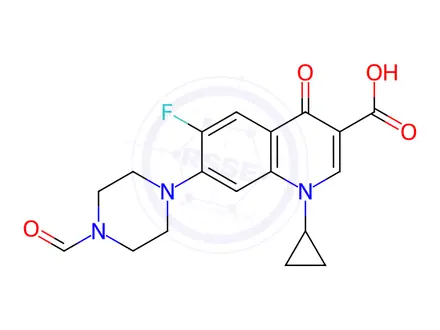 Chemical structure of Ciprofloxacin Impurity 18