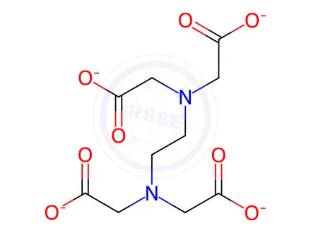 Chemical structure of ETHYLENEDIAMINETETRAACETIC ACID, IRON (III), MONOSODIUM SALT
