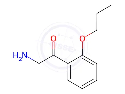 Chemical structure of 2-Amino-1-(2-propoxyphenyl)ethan-1-one