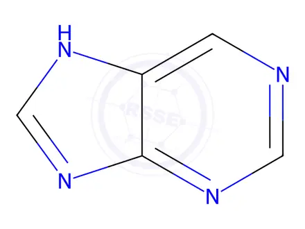 Chemical structure of Mercaptopurine Impurity 16 (Purine)