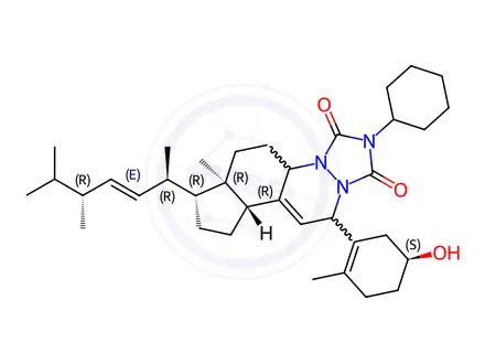 Chemical structure of pre-Calcitriol PTAD Adduct (Impurity)