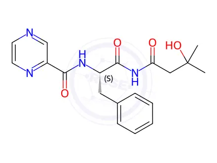 Chemical structure of Bortezomib Impurity F
