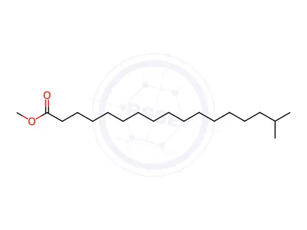 Chemical structure of 16-Methylheptadecanoic acid-methyl ester