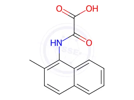 Chemical structure of Naphthoic Acid Impurity 128