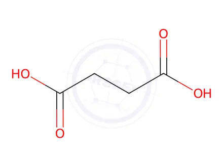 Chemical structure of Ethylenediamine Succinate