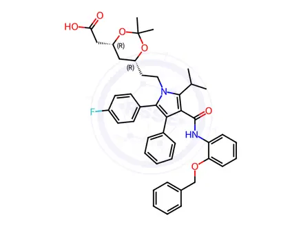 Chemical structure of Atorvastatin Calcium Impurity 203