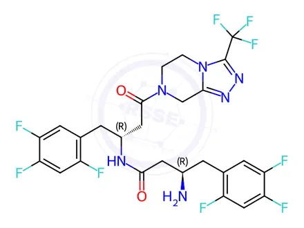 Chemical structure of Sitagliptin Impurity 20