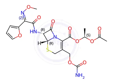 Chemical structure of Cefuroxime axetil diastereoisomer B