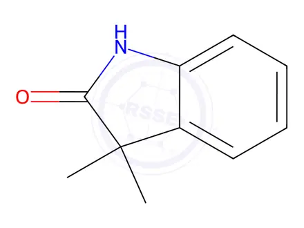 Chemical structure of 3,3-Dimethyloxindole