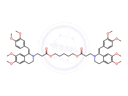 Chemical structure of Atracurium oxalate