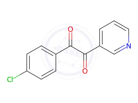 Chemical structure of 1-(4-CHLOROPHENYL)-2-(PYRIDIN-3-YL)ETHANE-1,2-DIONE