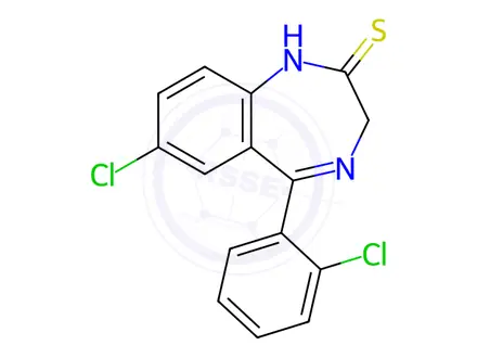 Chemical structure of Lorazepam Impurity 6