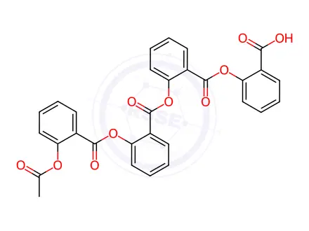 Chemical structure of Acetylsalicylic Acid Impurity 47