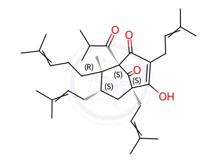 Chemical structure of Hyperforin