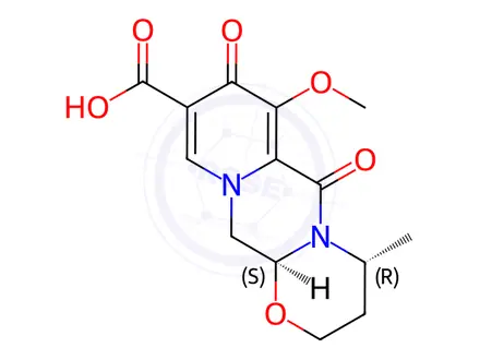 Chemical structure of Dolutegravir Impurity 34