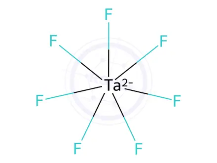 Chemical structure of AMMONIUM HEPTAFLUOROTANTALATE(V)