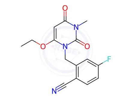 Chemical structure of Trelagliptin Impurity 51