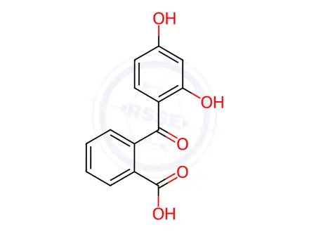 Chemical structure of Acetylsalicylic Acid Impurity 12