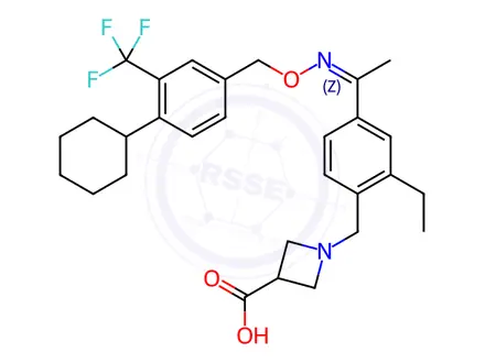Chemical structure of Siponimod Z Isomer