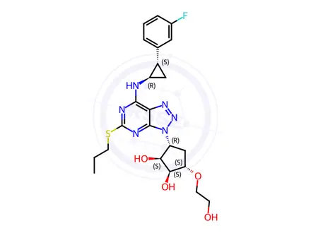 Chemical structure of Ticagrelor Impurity 55