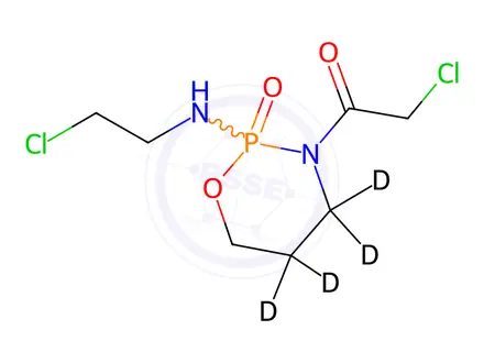 Chemical structure of 2’-Oxo Ifosfamide-d4