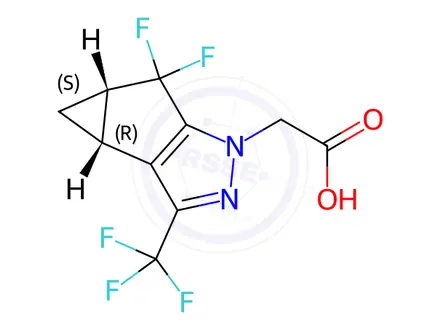 Chemical structure of Lenacapavir Impurity 1