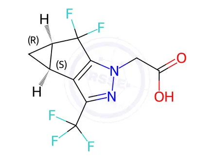 Chemical structure of Lenacapavir Sodium Impurity 17