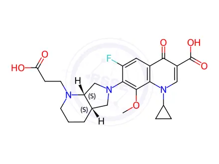 Chemical structure of Moxifloxacin Impurity 57