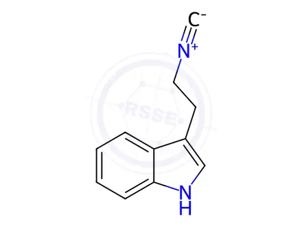 Chemical structure of 2-(Indol-3-yl)ethylisocyanide