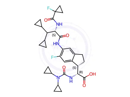 Chemical structure of Ticagrelor Impurity 428