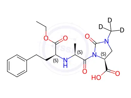 Chemical structure of Imidapril-d3 Hydrochloride