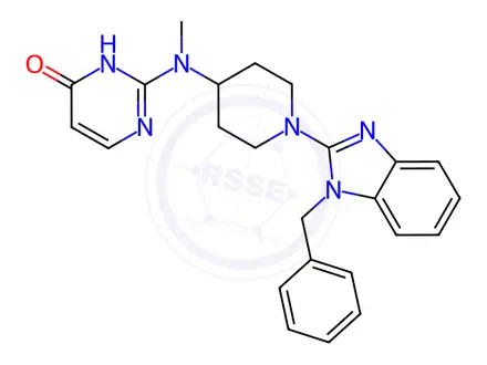 Chemical structure of Mizolastine Impurity 36