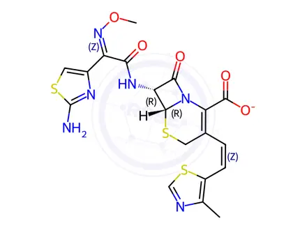 Chemical structure of Cefditoren Acid Sodium Salt