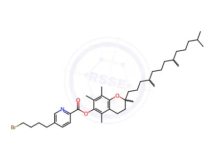 Chemical structure of Vitamin E Nicotinicate Impurity 77