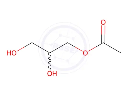 Chemical structure of Glycerol Impurity 66 (1-Monoacetin)
