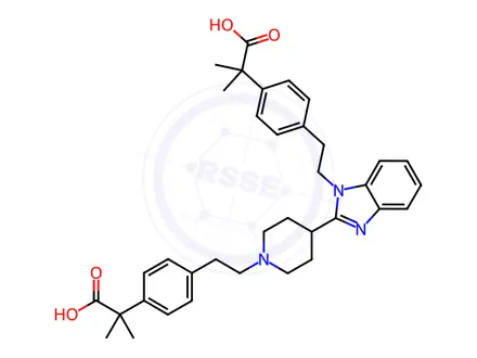 Chemical structure of Bilastine Impurity 23